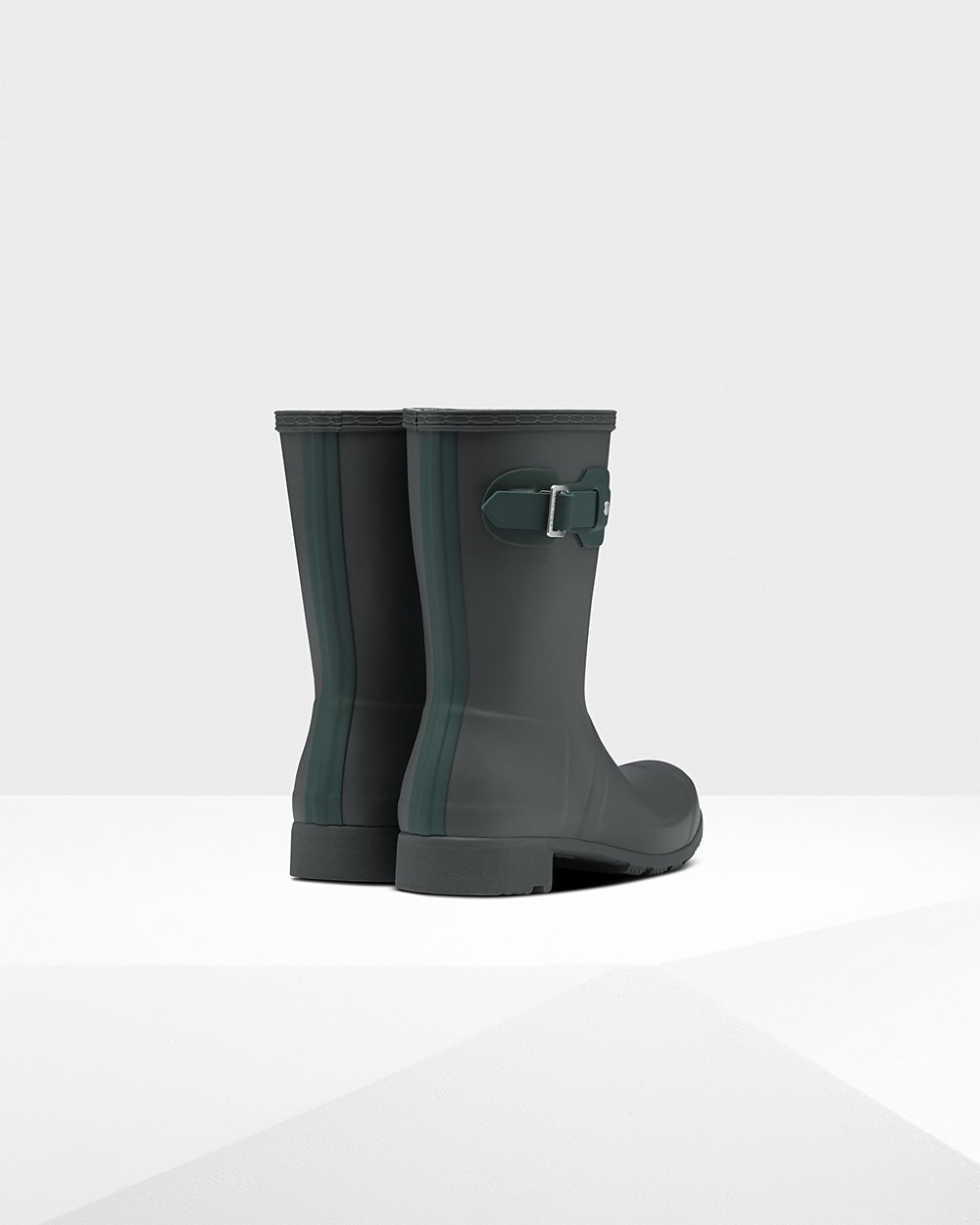 Hunter Mujer Original Tour Foldable - Botas de Lluvia Verde Oscuro - 043-EUVAOH